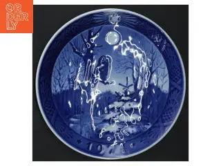 Juleplatte 1974 fra Royal Copenhagen (str. Ø 18,5 cm)