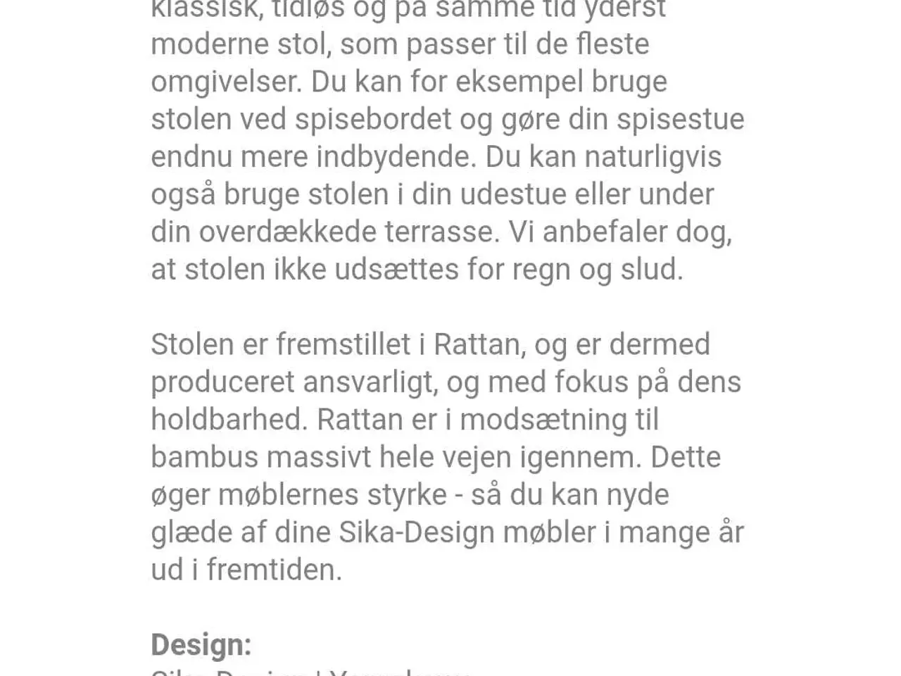 Billede 4 - Have spisebordsstol