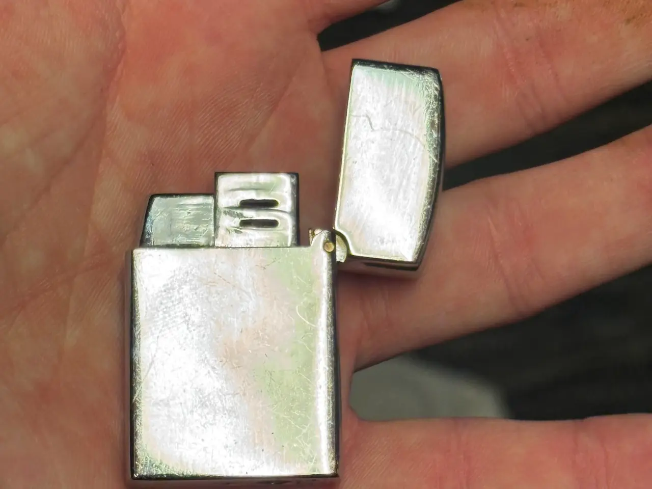Billede 1 - Flot vintage gaslighter – retro lommelighter 