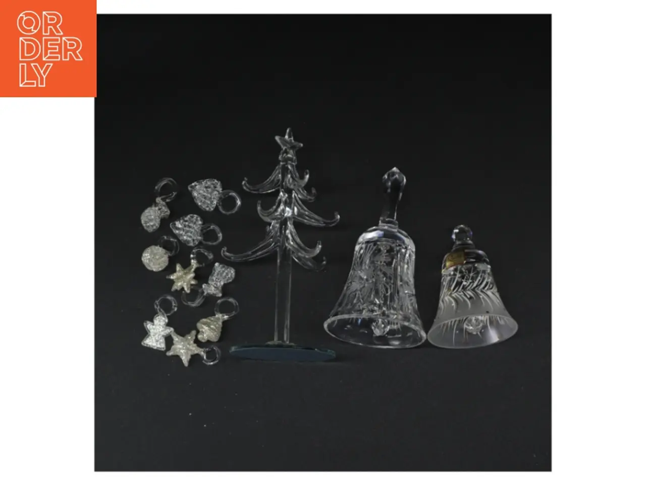 Billede 2 - Dekorative Glas Juleklokker og -figurer (str. 8 cm til 16 cm høje)