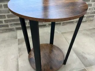 Rundt sofabord / sidebord i flot vintage-design