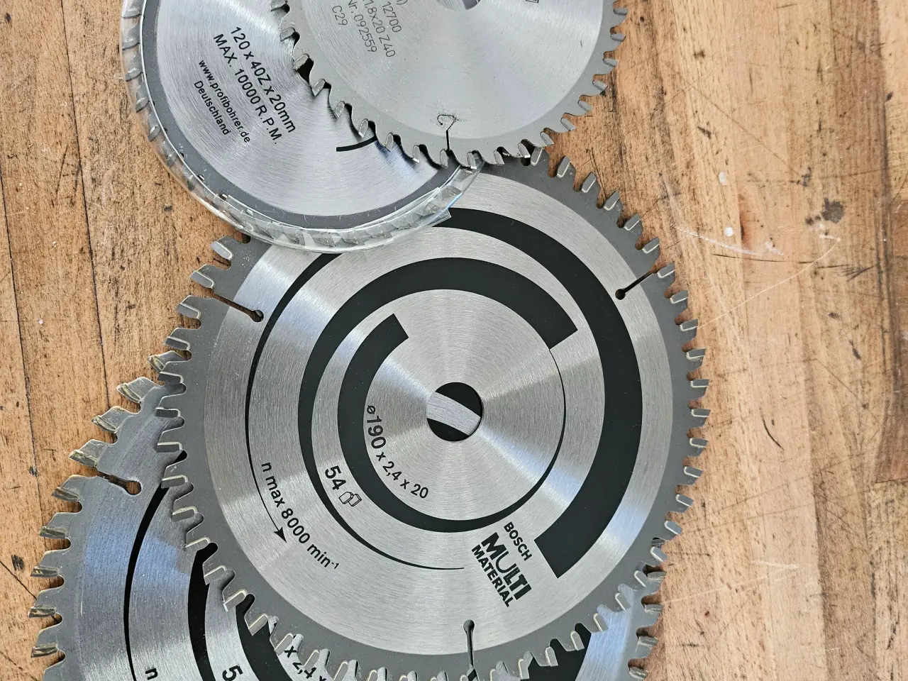 Billede 3 - Rundsavs klinger Træ/fibercement