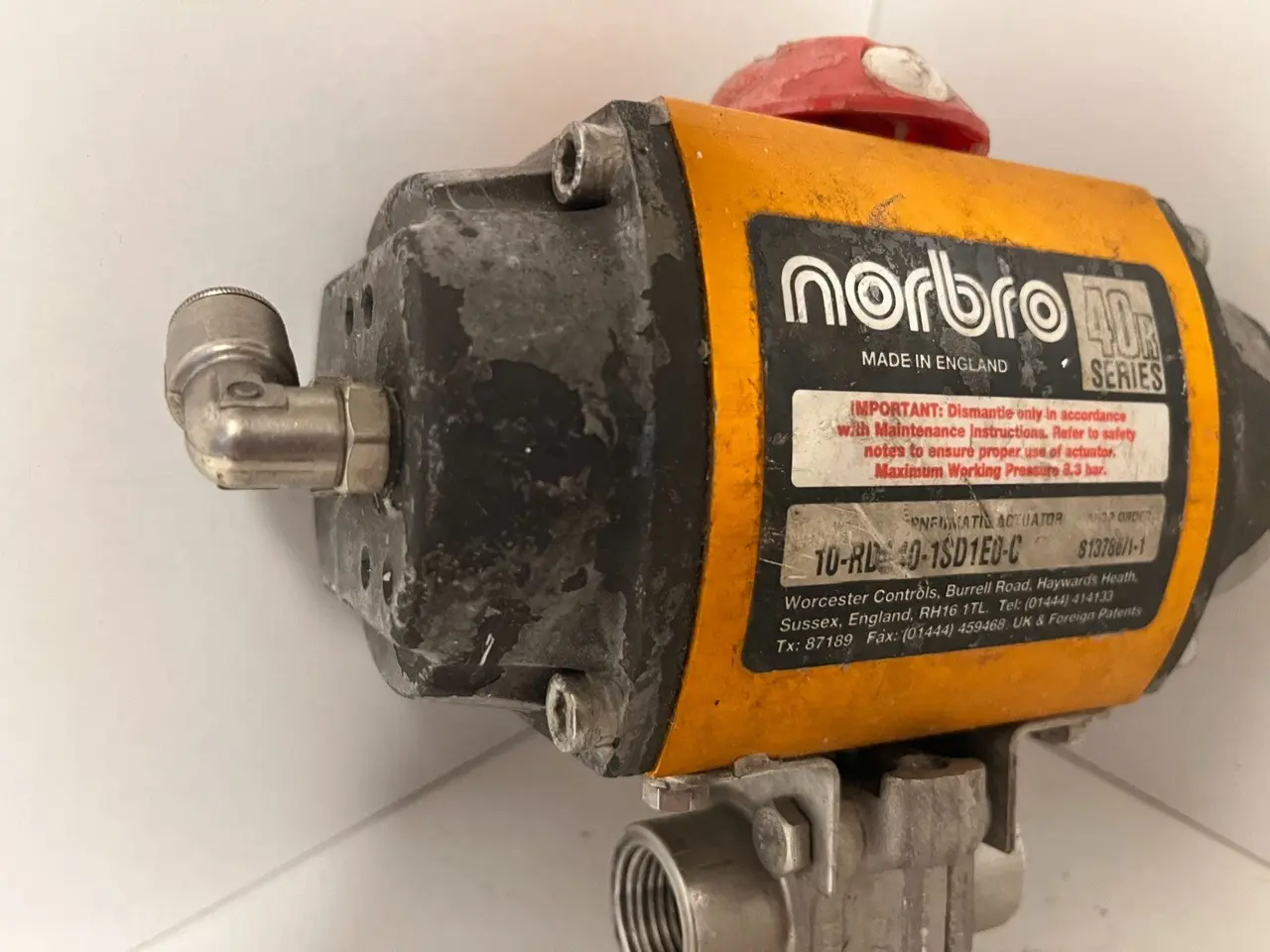 Billede 3 - Norbro 40R Pneumatic Actuator 10-RDA40-1SD1E0-C w/