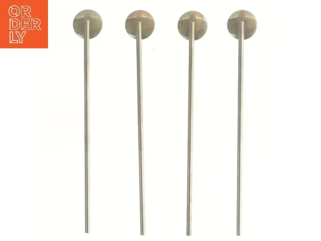 Billede 2 - Cocktailpinde i metal, sæt af 4 (str. 4 styk, 20 cm)