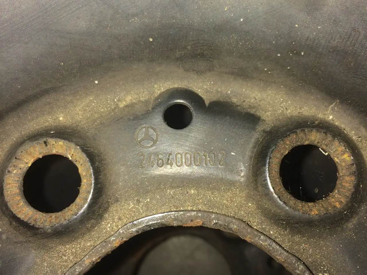 Billede 3 - Mercedes 16? stålfælge