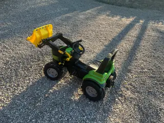 RollyToys Deutz-Fahr pedaltraktor med frontlæsser