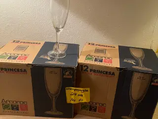 Flotte elegante champagneglas 