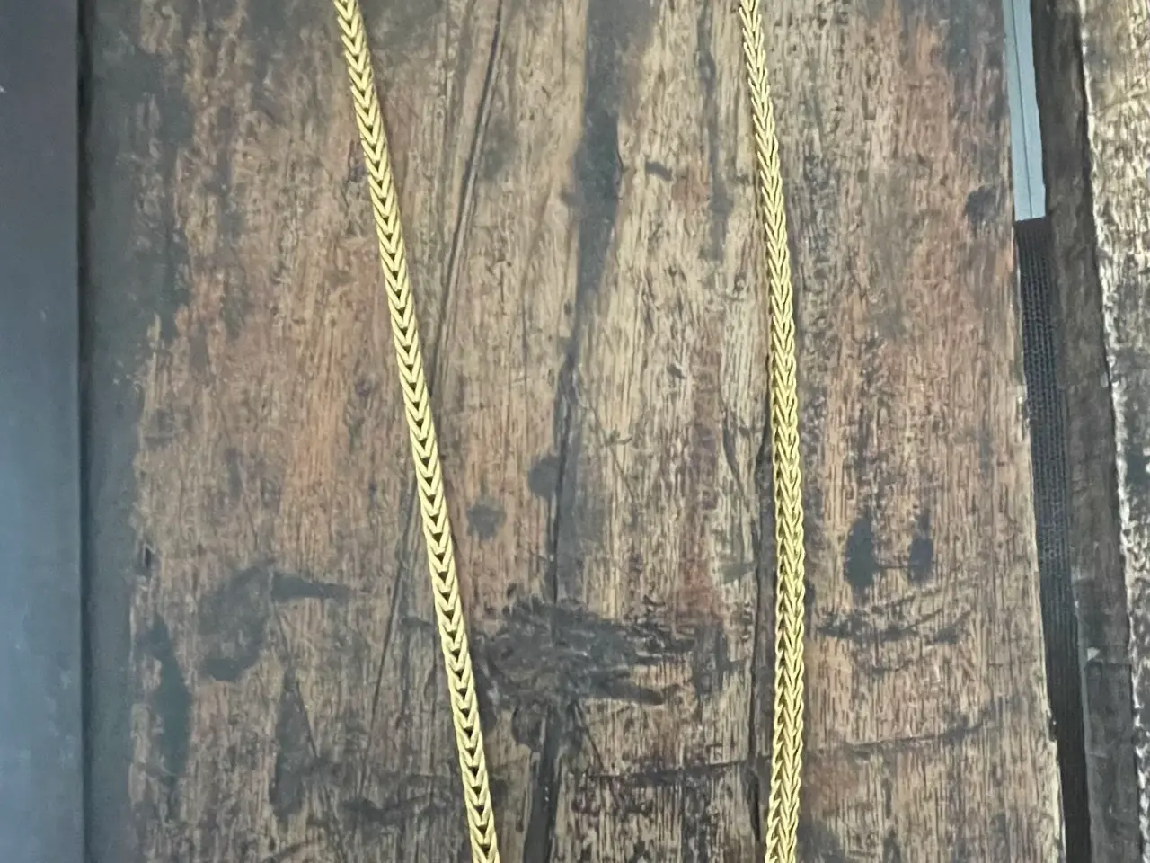 Billede 3 - 4mm 14kt goldfilled Franco kæde med Thors hammer