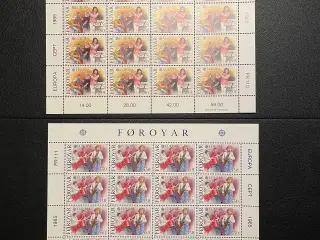 Færøerne helark afa 110-11 - Postfriske