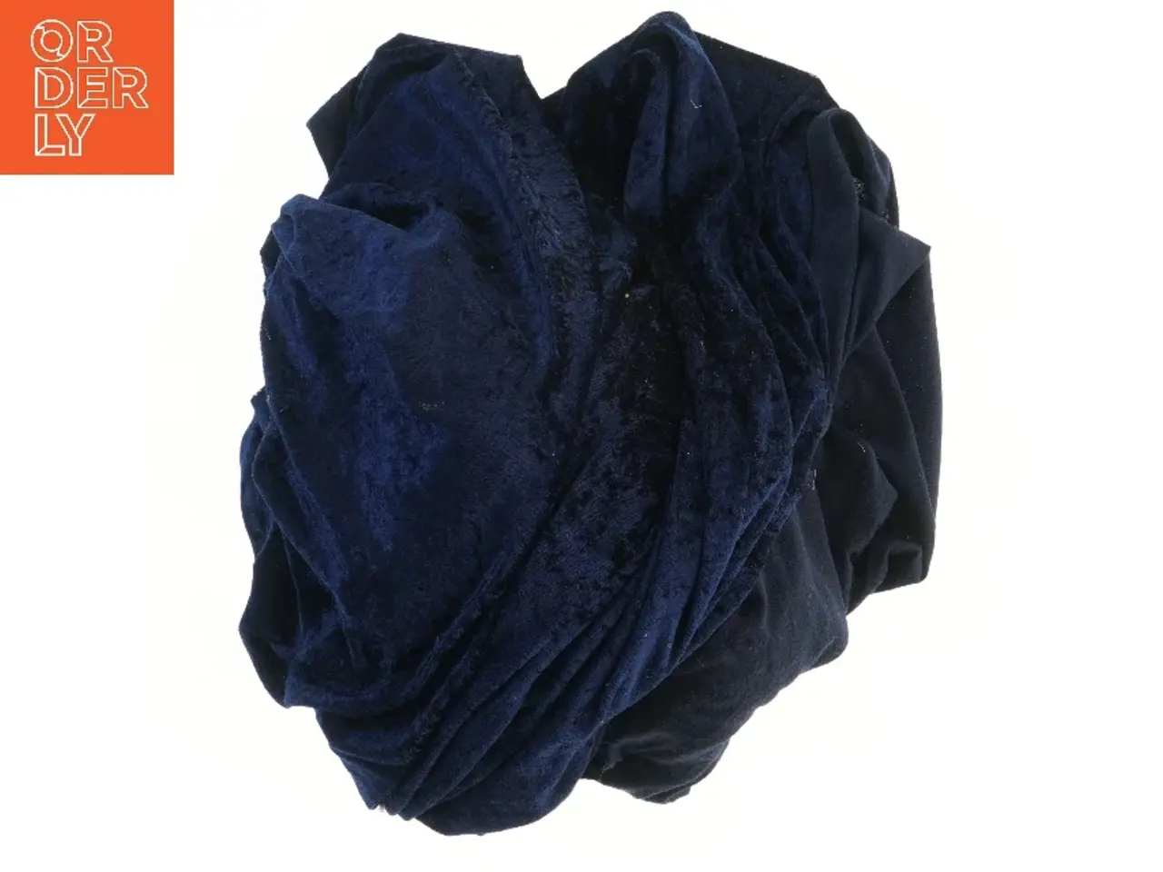 Billede 1 - Stort blå velour dug (str. 142x256 cm)