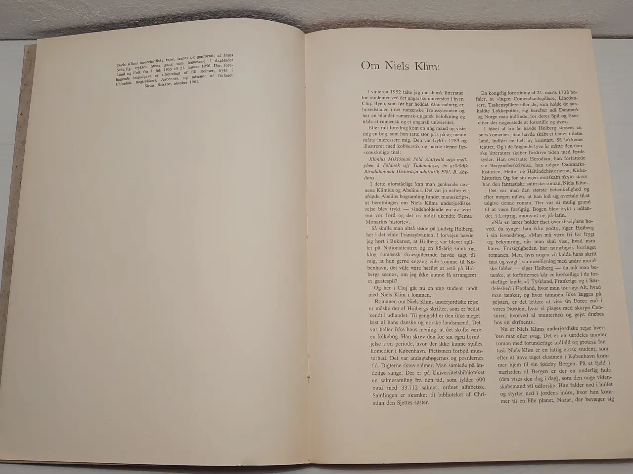 Billede 5 - ill.Hans Scherfig:Niels Klims underjordiske rejse.
