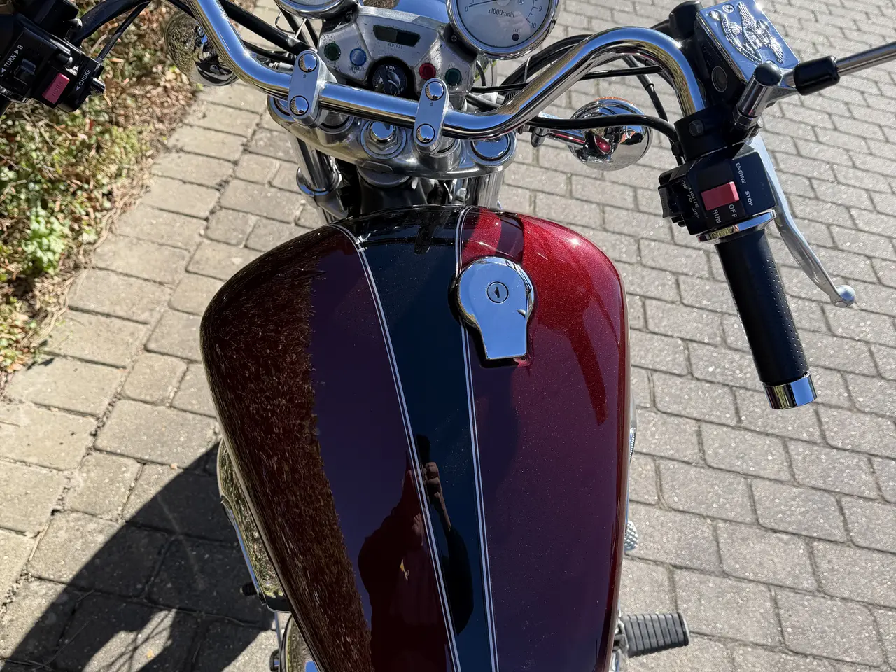 Billede 3 - Yamaha xv 750 1995  16520 km nys 