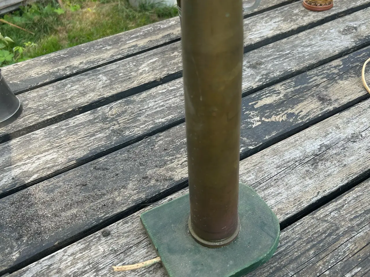 Billede 2 - Messing hylster lampe