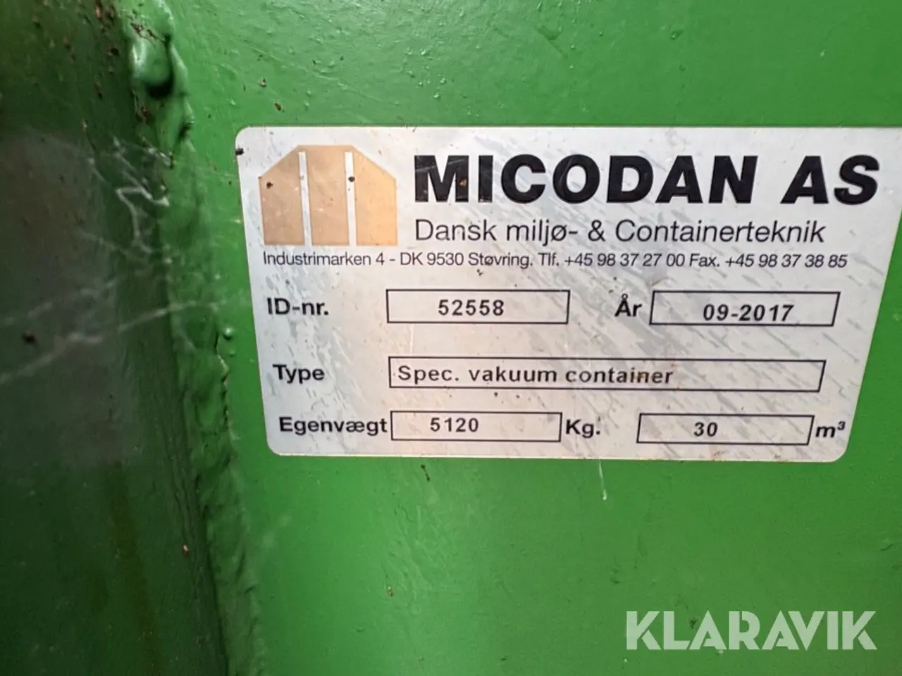 Billede 2 - Micodan special vakuumcontainer 30 m³