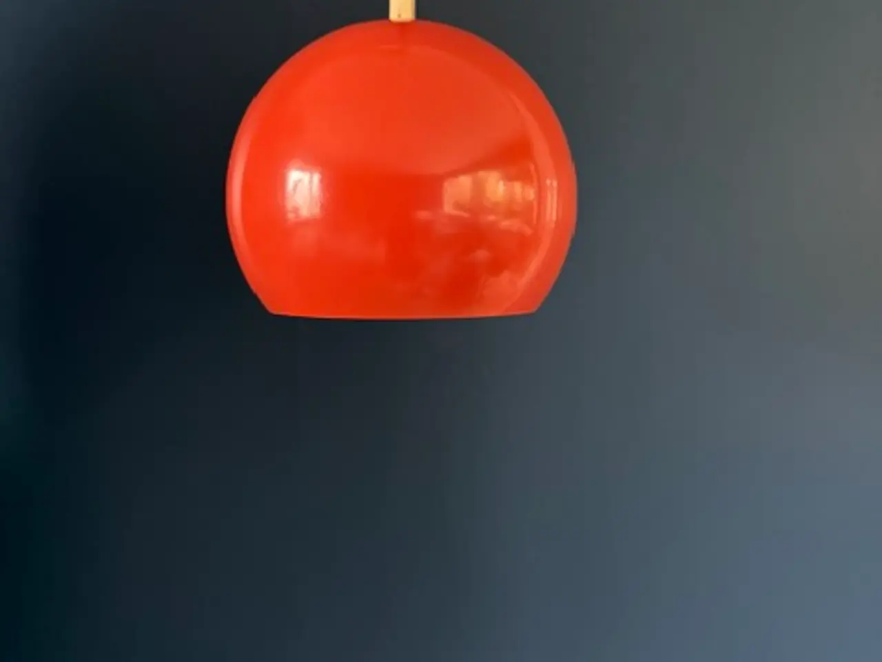 Billede 2 - Orange kugleformet pendel loftlampe, E.S. Horn A/S
