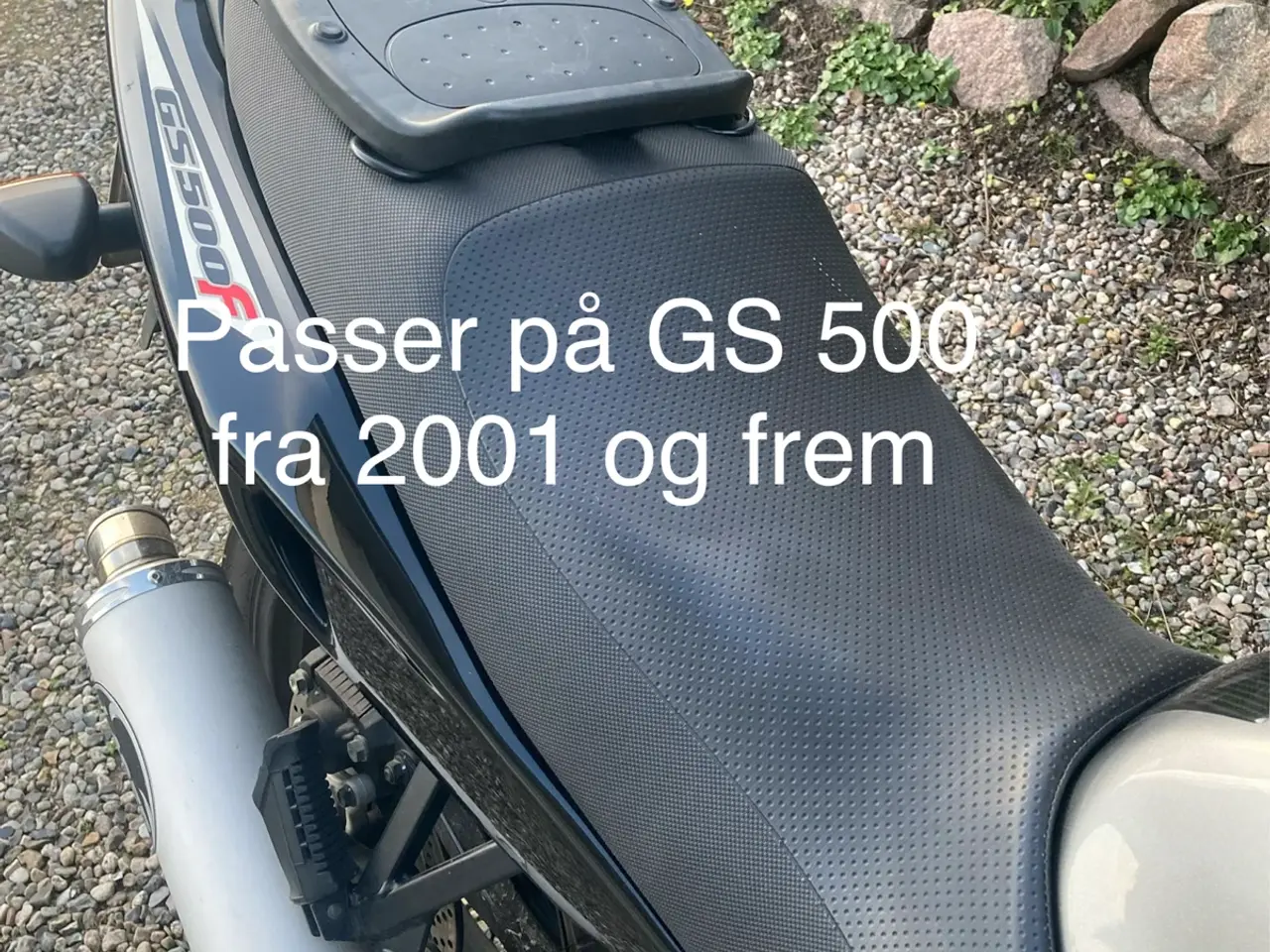 Billede 1 - Suzuki GS 500 sæde med givi  topboksbeslag 
