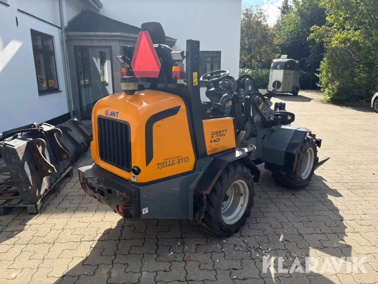 Billede 6 - Minilæsser Giant D337T X-TRA HD med tilbehør