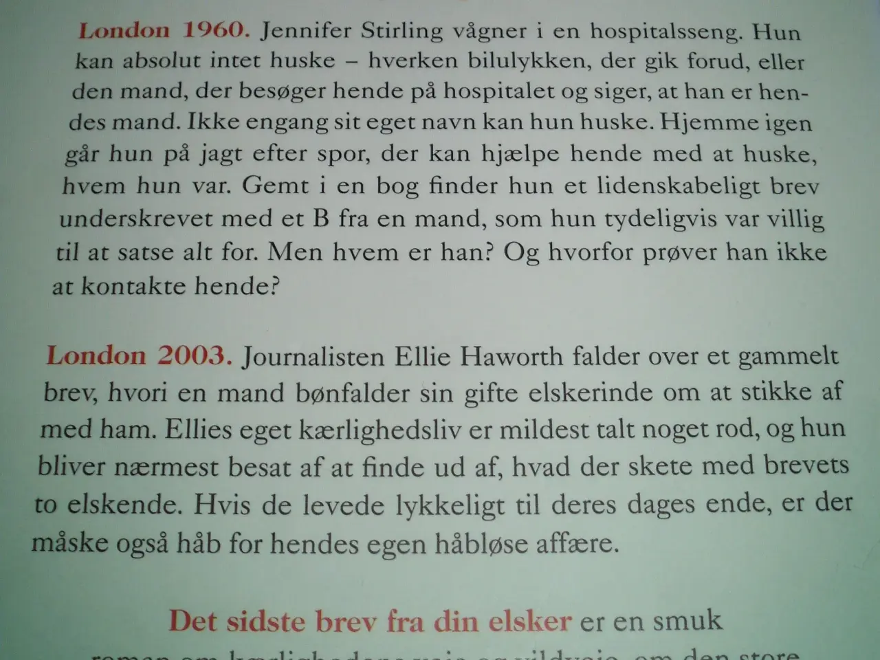 Billede 2 - BYD. Det sidste BREV FRA DIN ELSKER.