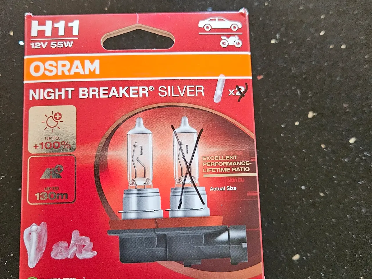 Billede 1 - 1 stk Osram H11 pære