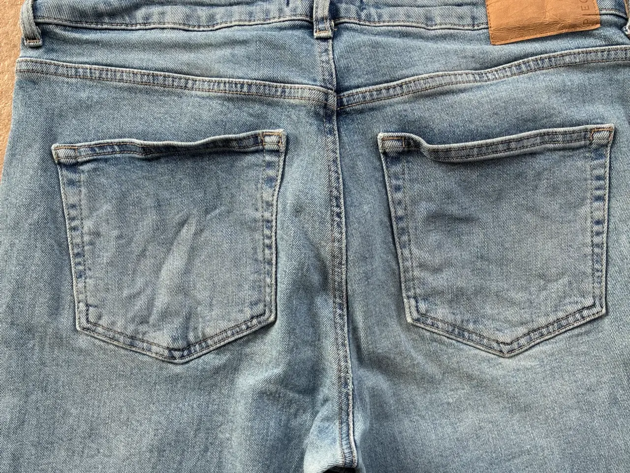 Billede 6 - Pieces blå jeans str. XL