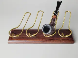 ⭐️· Vintage pibestativ i palisander og messing 