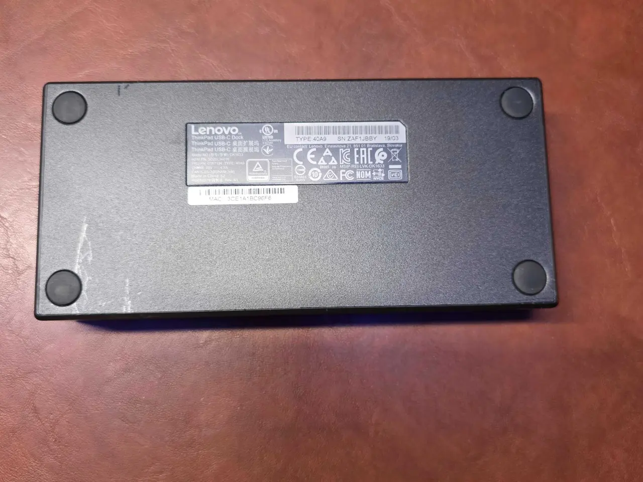 Billede 3 - Lenovo ThinkPad USB-C Dock 40A9