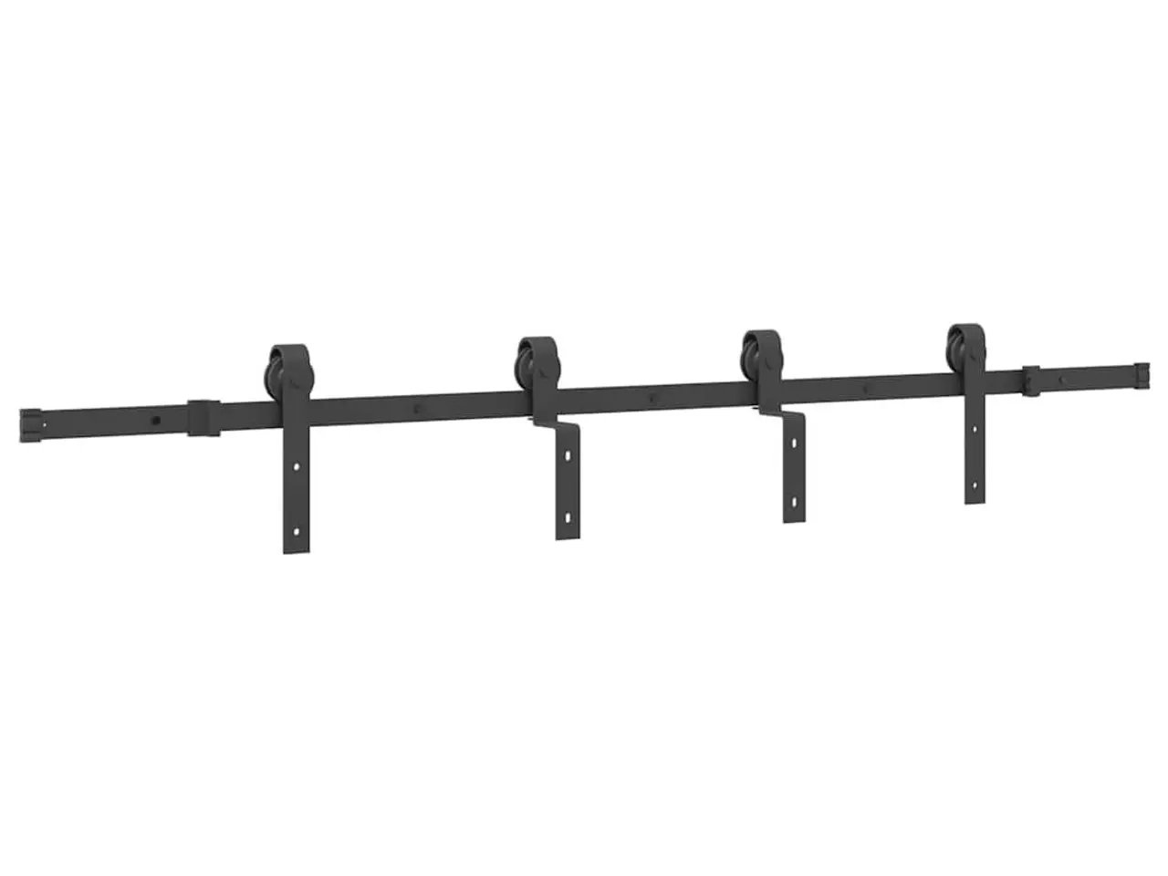 Billede 4 - Skinnesæt til skydedør 200 cm - sort