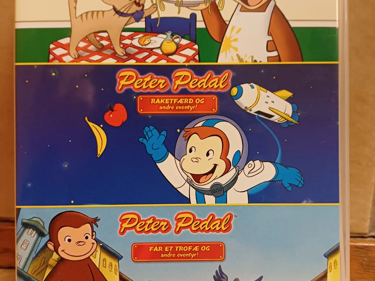 Billede 1 - Peter Pedal DVD Børnefilm 3 stk. med dansk tale.