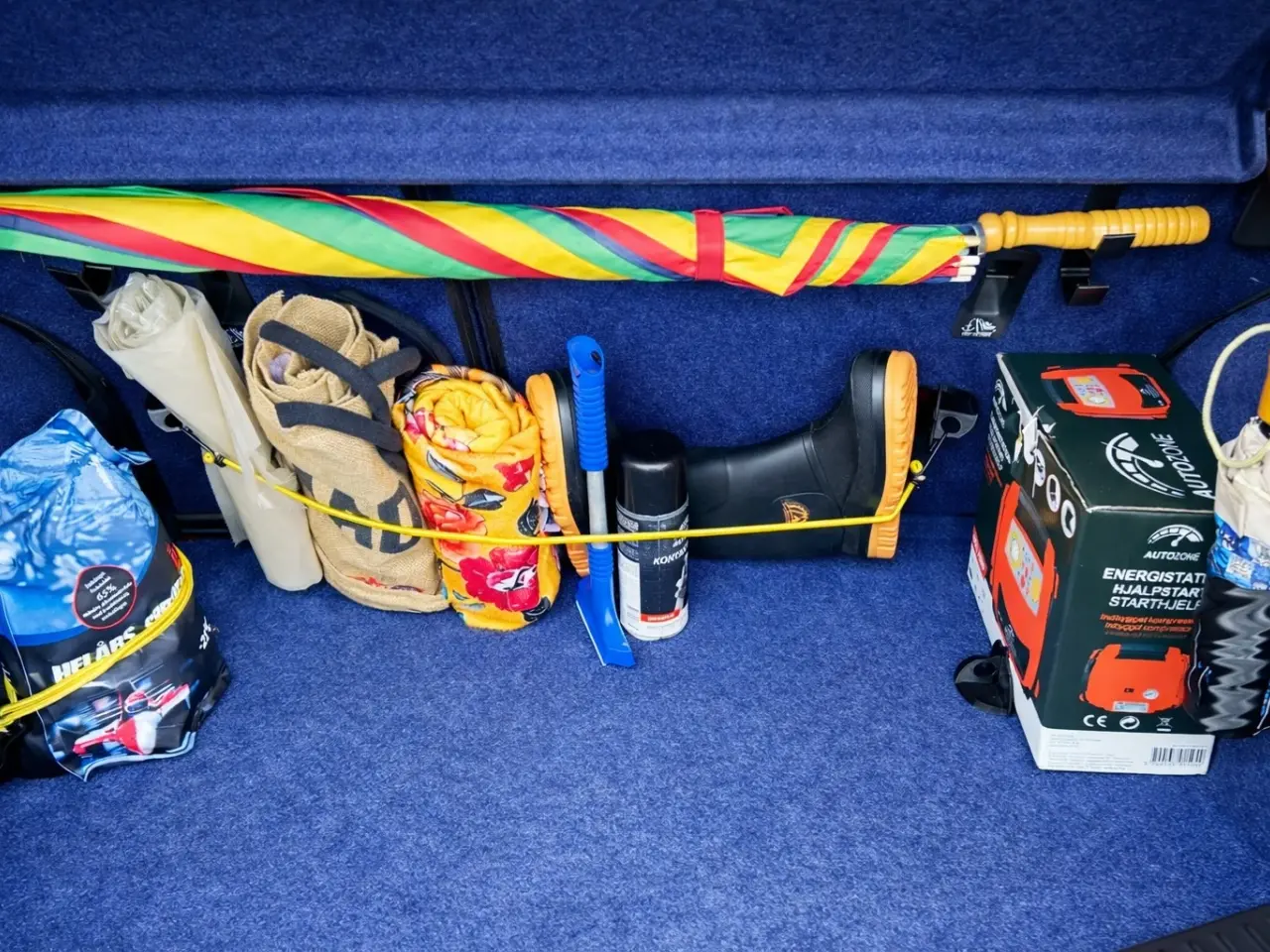 Billede 4 - Mini Paraply holder til Bagagerum / Campingvogn