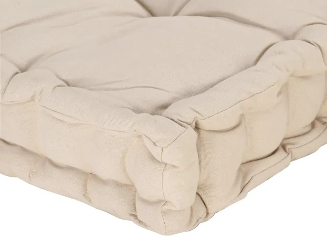 Billede 6 - Hynde til pallesofa 120×40×7 cm - bomuld, beige