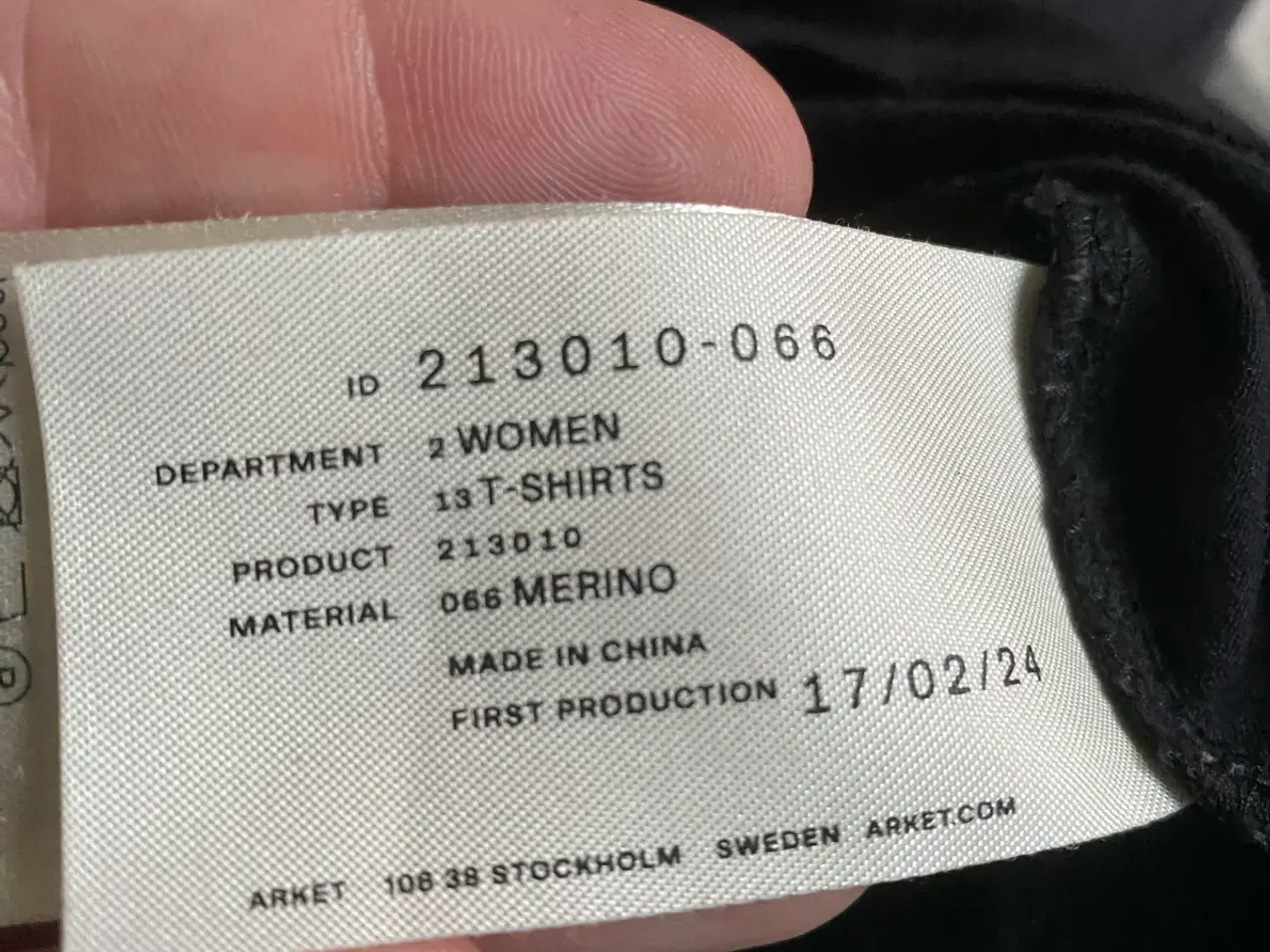 Billede 5 - Arket uld t-shirt S
