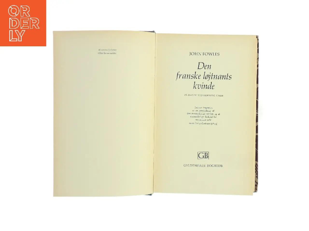 Billede 2 - Den franske løjtnants kvinde af John Fowles (Bog)