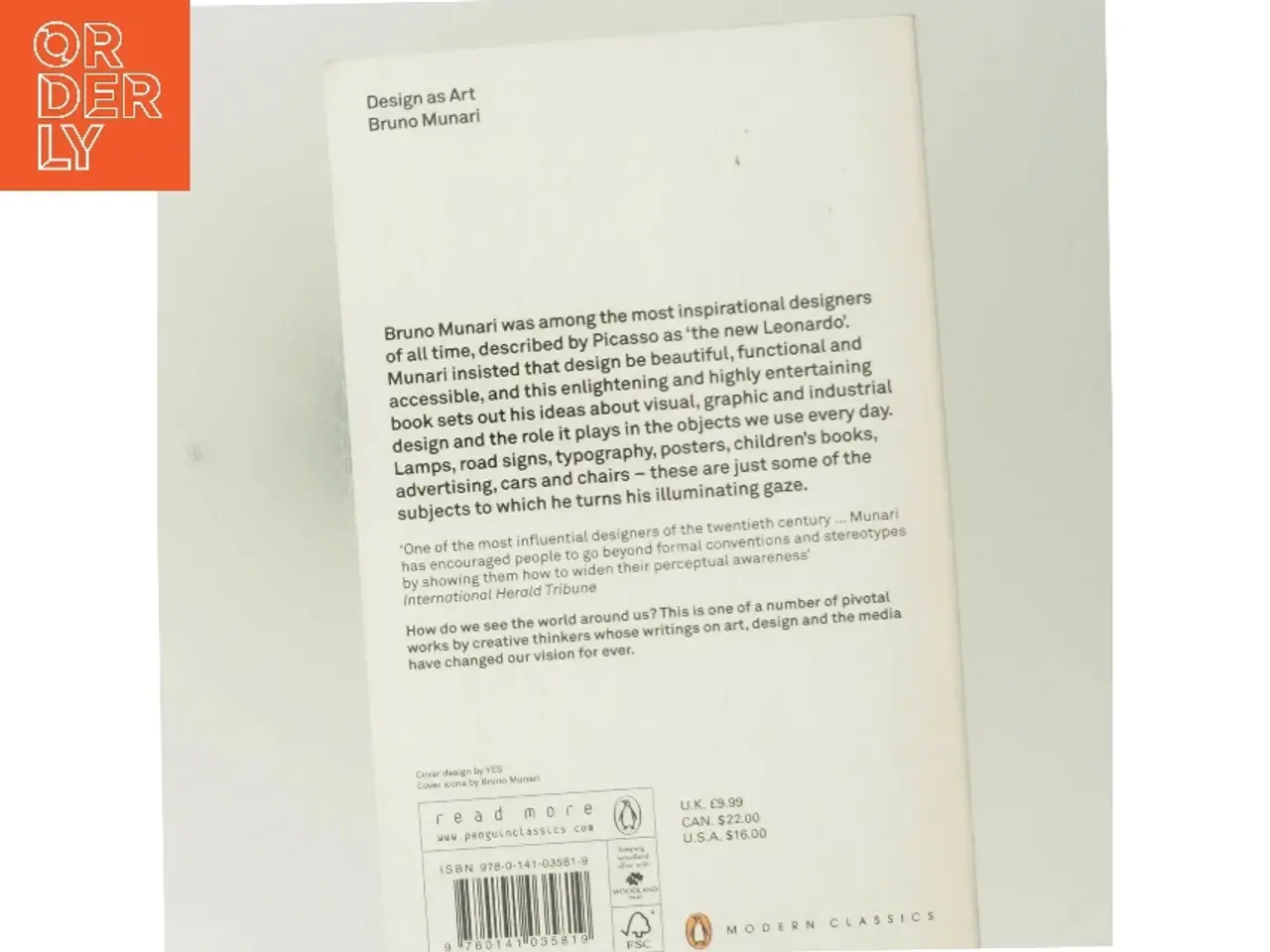 Billede 3 - Design as Art af Bruno Munari (Bog)