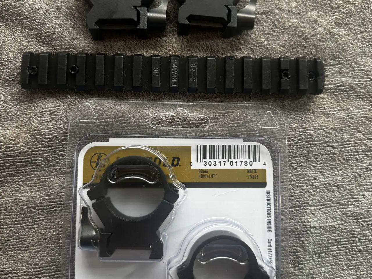 Billede 1 - Leupold Montage & HG Firearms picatinny rail