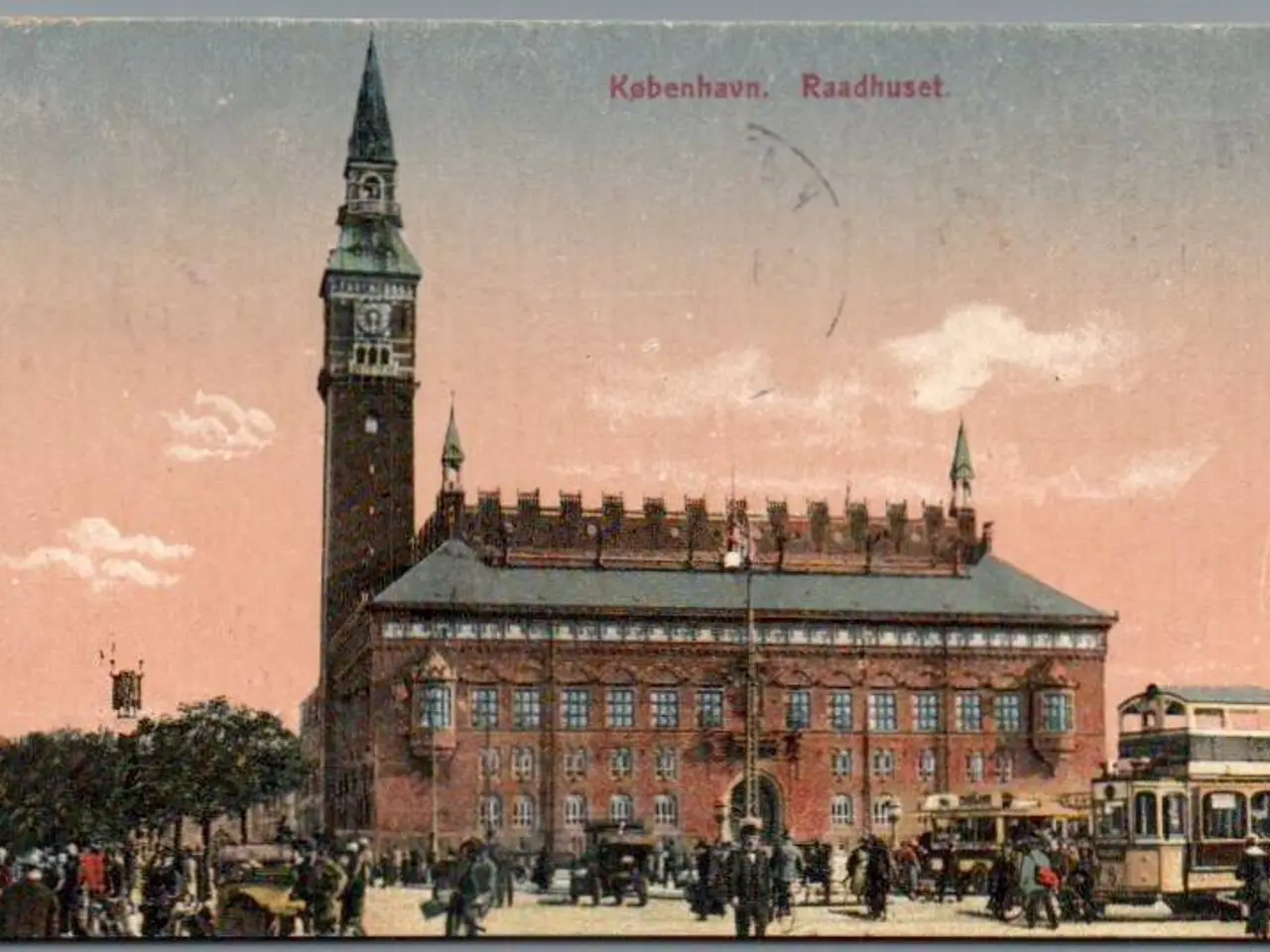 Billede 1 - København - Rådhuset - Postkort - Brugt