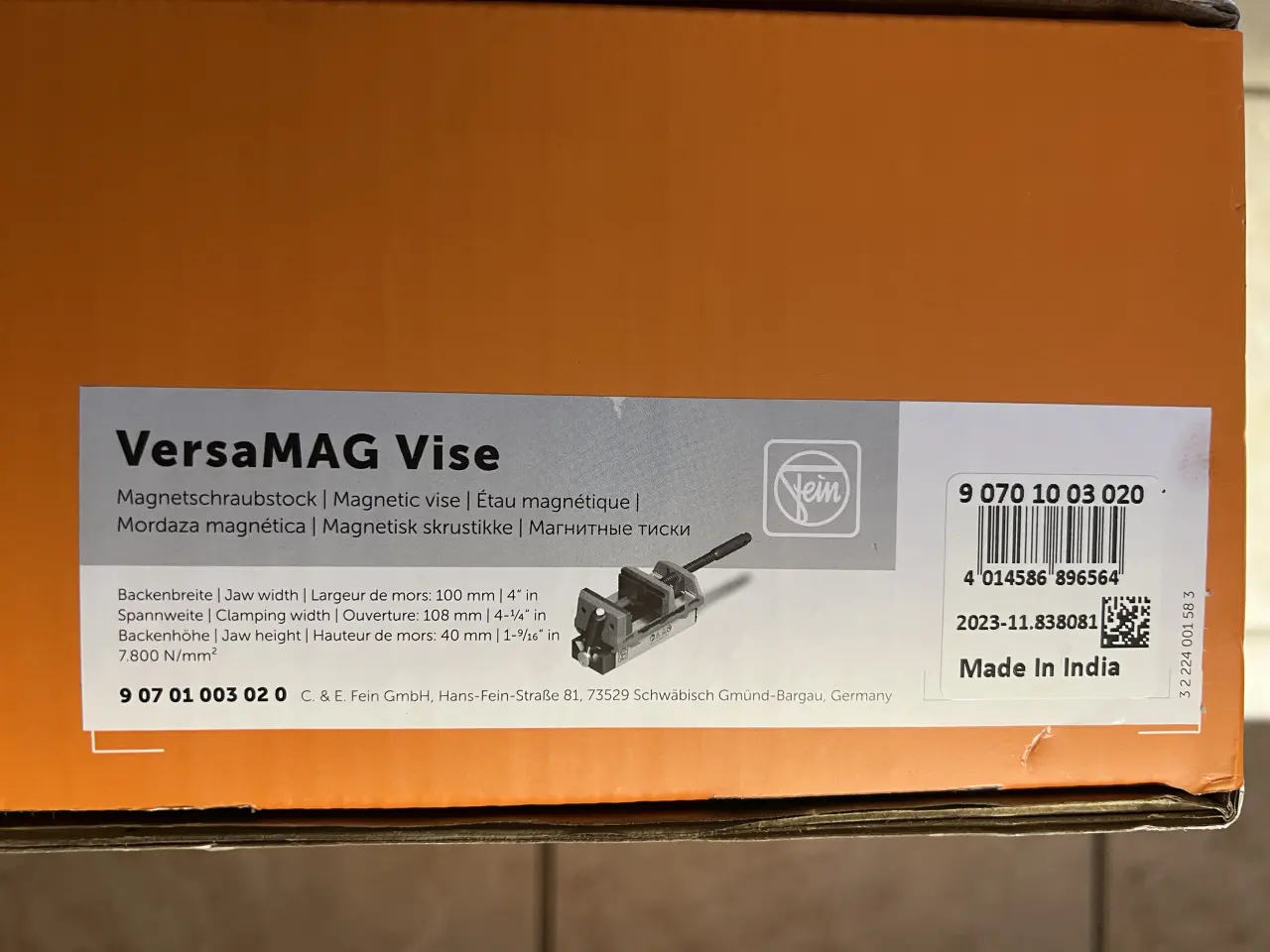 Billede 3 - Fein skruestik