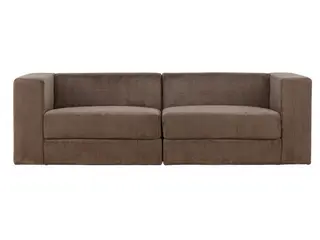 Lumi 3 personers Sofa  -  Brun