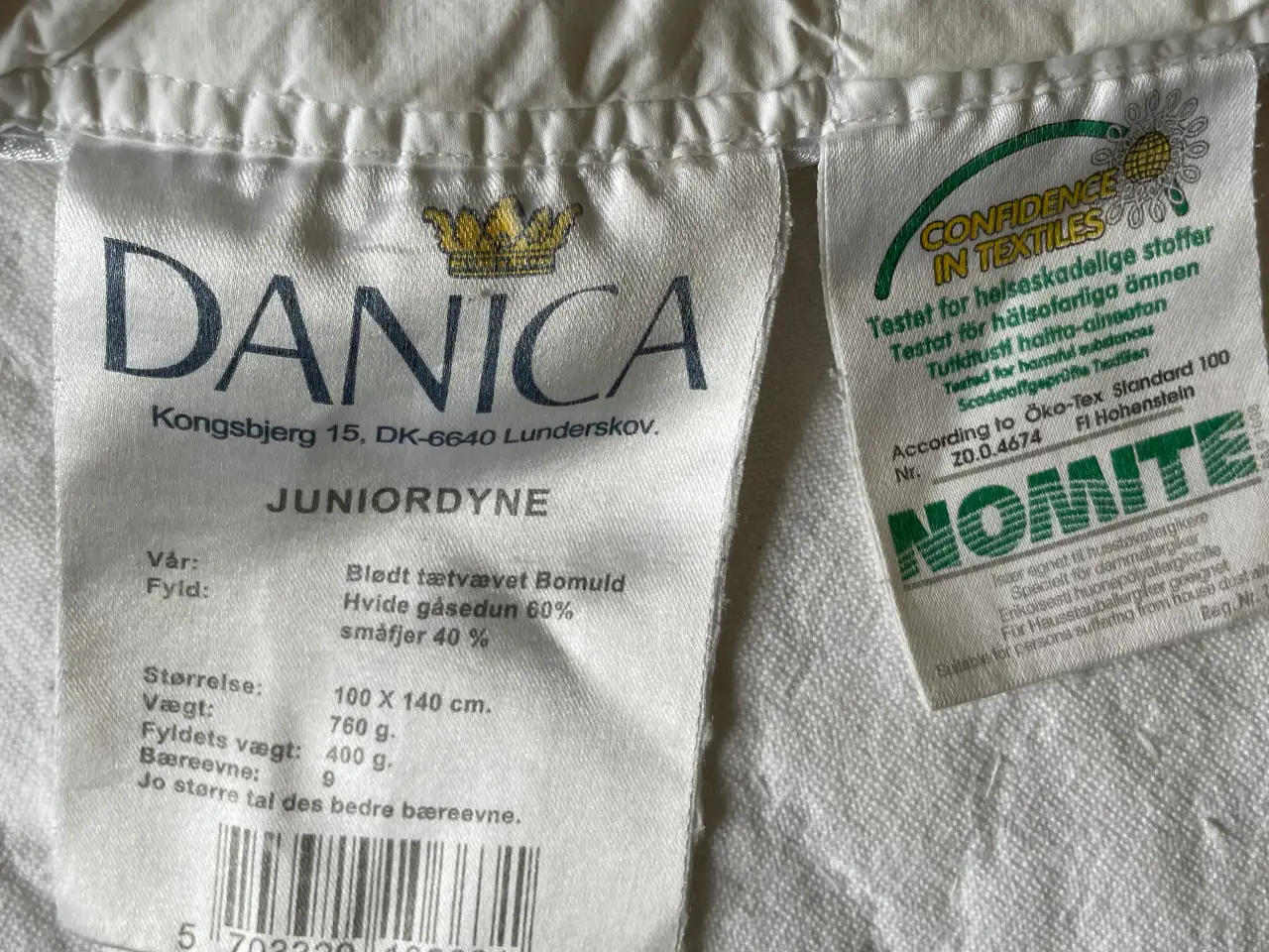 Billede 4 - Junior dun-pude og -dyne