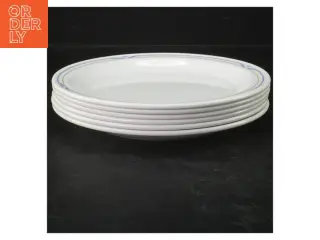 Seks tallerkener fra Waca (str. Ø. 19,5 cm. 6 styk)
