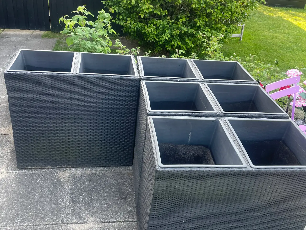 Billede 1 - Plantekasser i Rattan