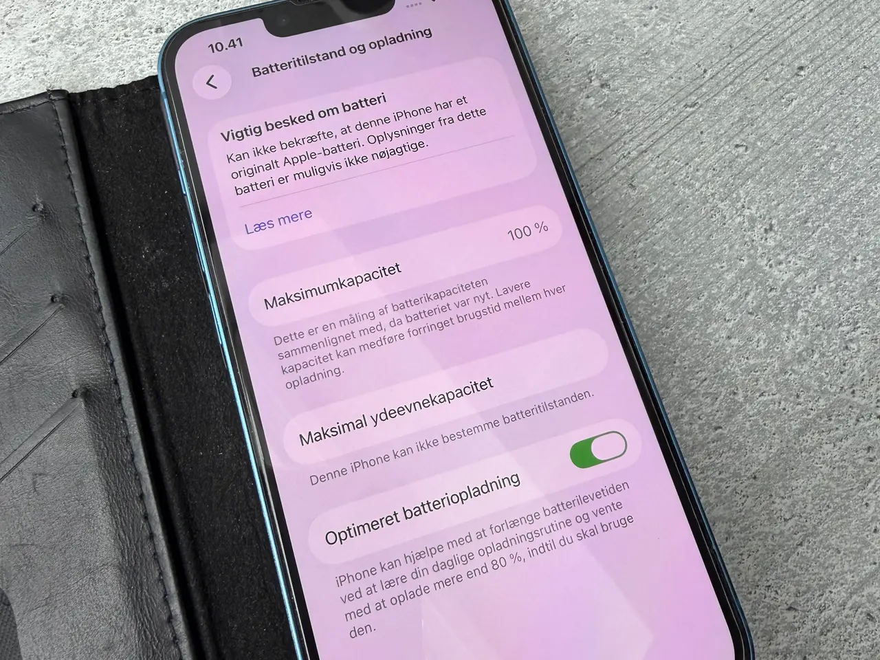 Billede 6 - iPhone 13, blå, 128gb + stik & ledning