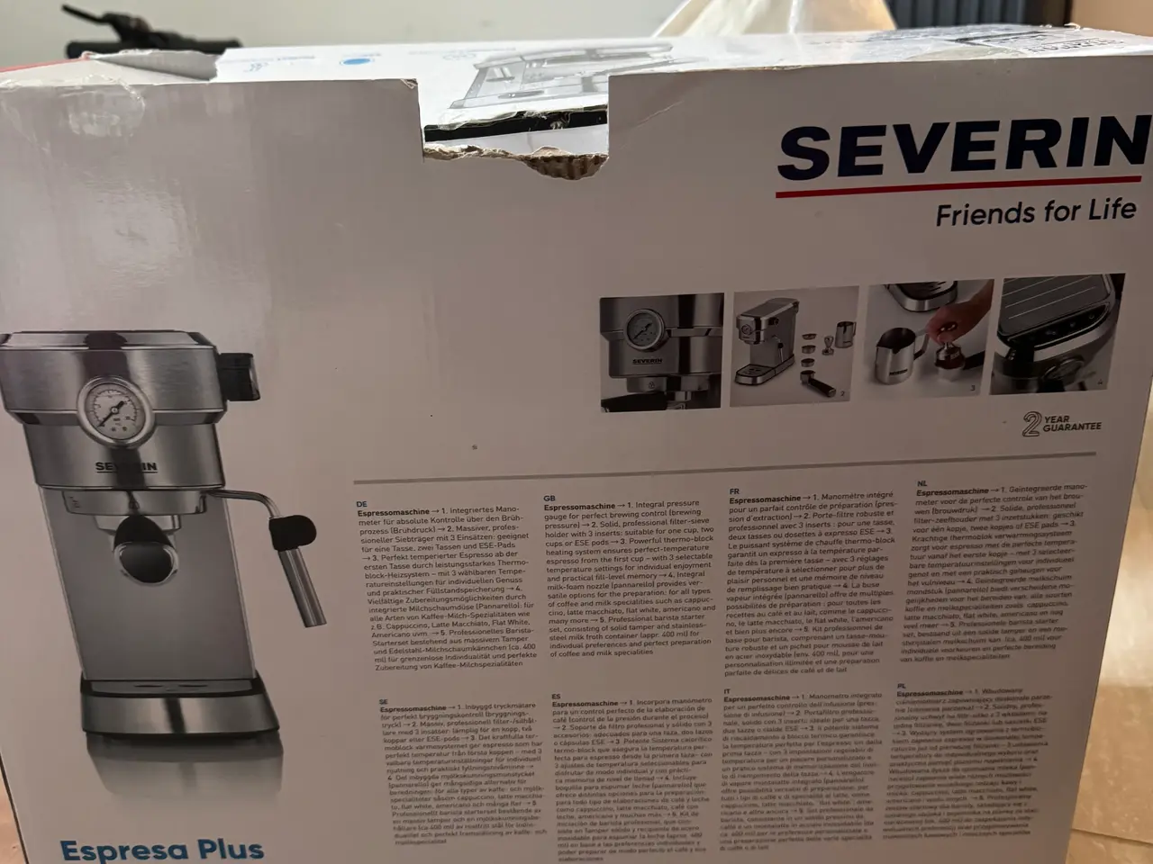 Billede 2 - SEVERIN Espresa Plus KA 5995
