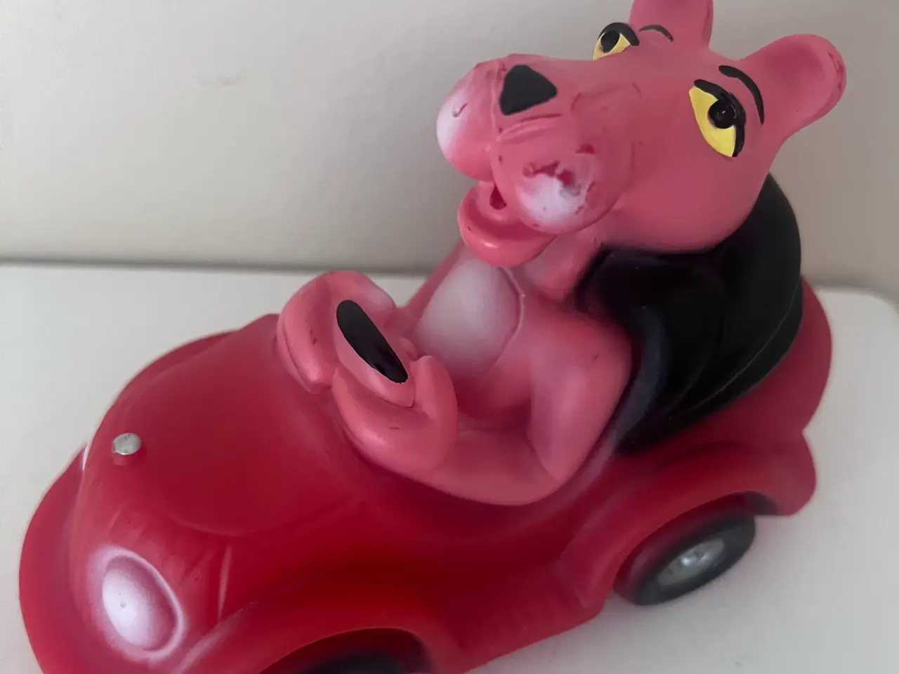 Billede 1 - Den lyserøde panter sparebøsse/figur fra 90’erne