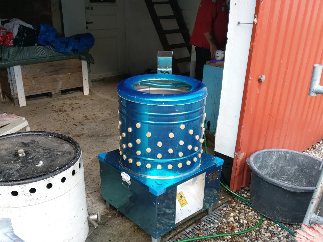 Billede 1 - Plukkemaskine og gas gruekedel