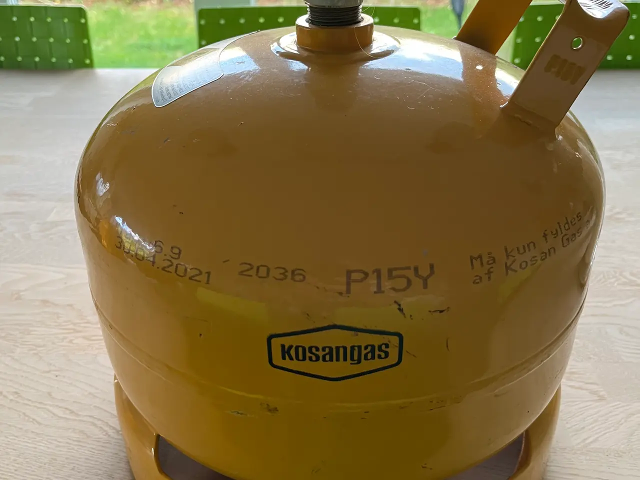 Billede 1 - Fuld 5 kg gasflaske