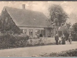 Skelby Skrædderforretning - H.J. Petersen - Gedser - Postkort - Ubrugt - Regning på bagsiden 1