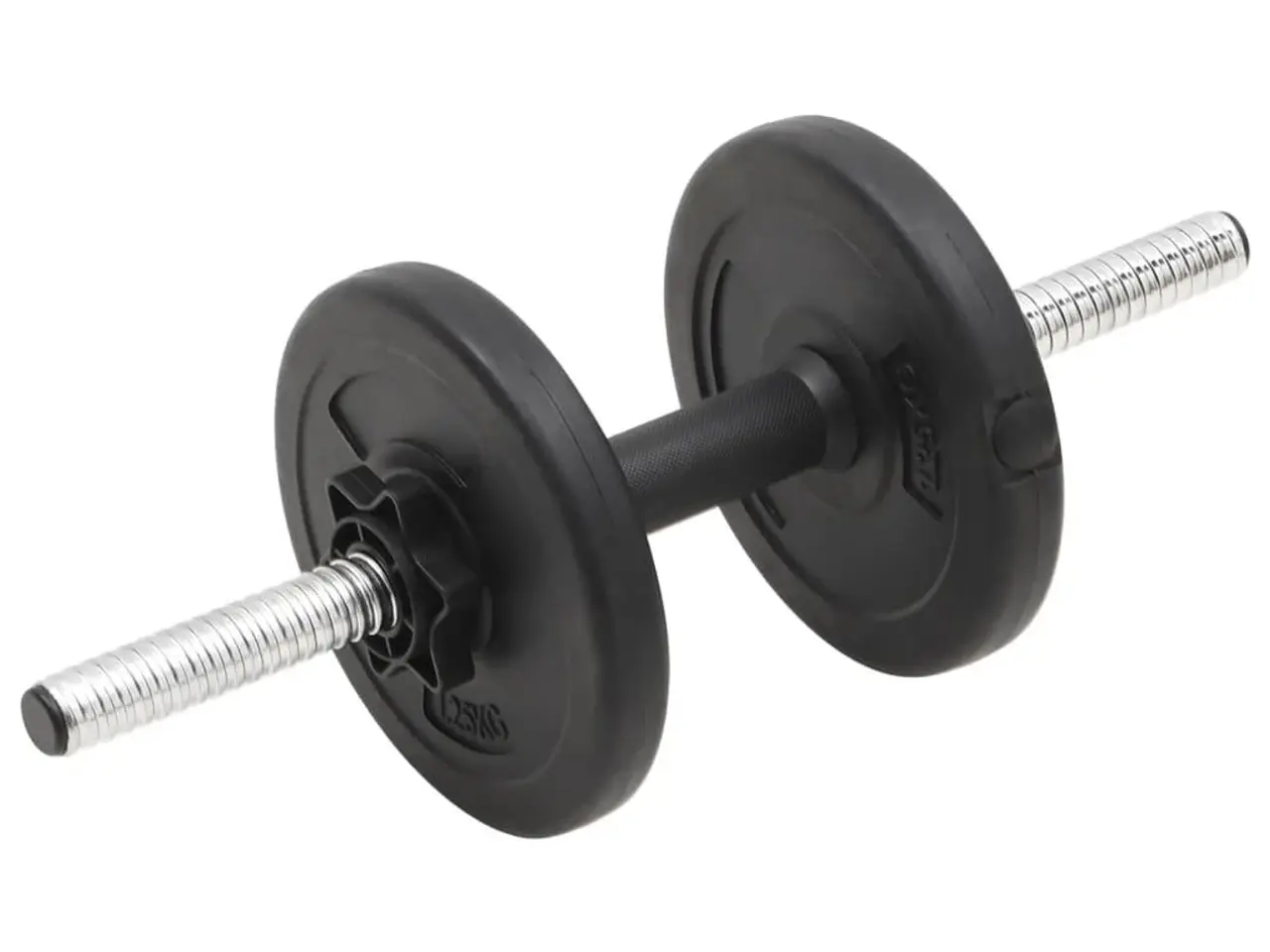 Billede 8 - Vægtstangssæt med håndvægte 30 kg - lige og curl stang