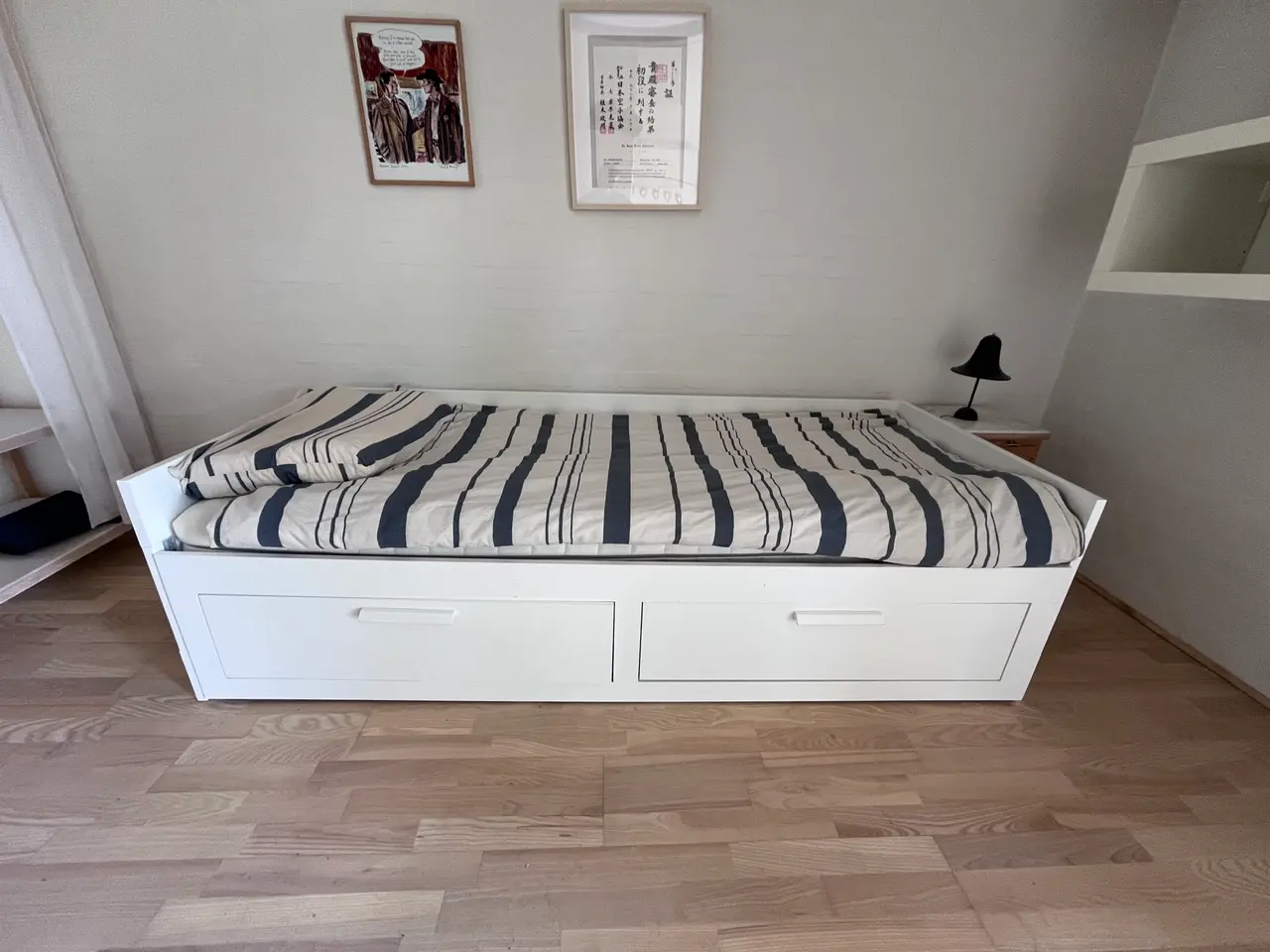 Billede 1 - IKEA Brimmes seng, hvid