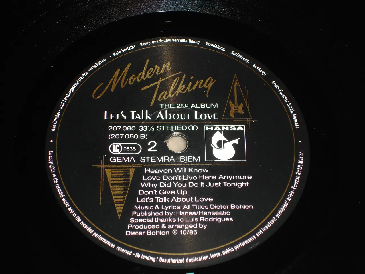 Billede 4 - Modern Talking – Let's Talk About Love