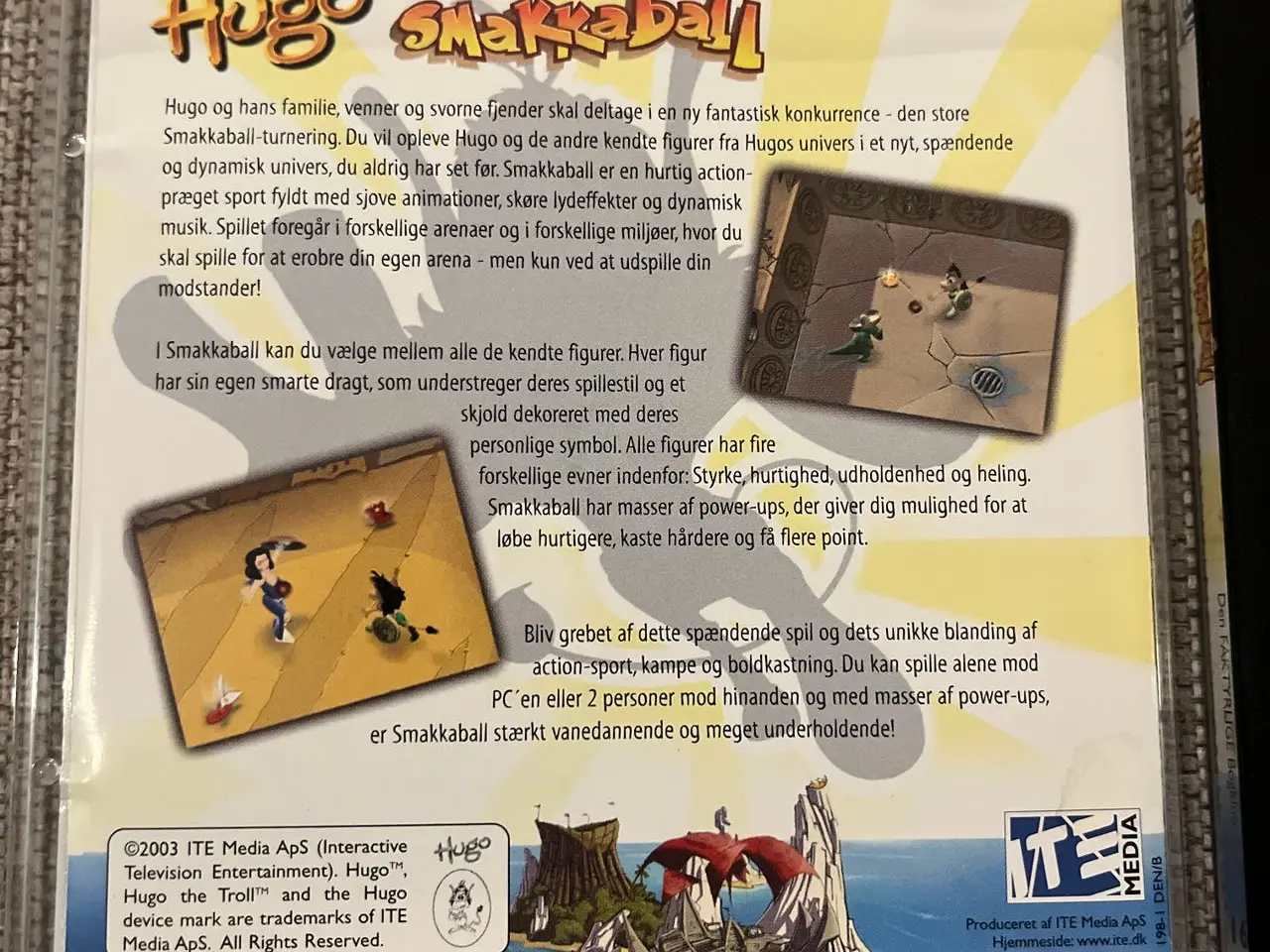 Billede 3 - Hugo Smakkaball PC spil